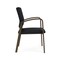 Lesro Newport Guest Chair Metal Frame, Bronze, MD Black Upholstery NP1101 - alternate 2